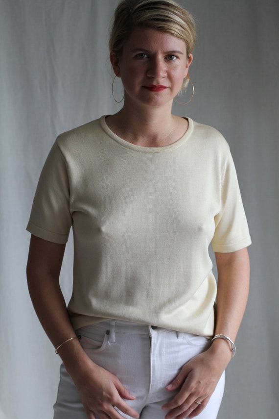 Silk Knit Top