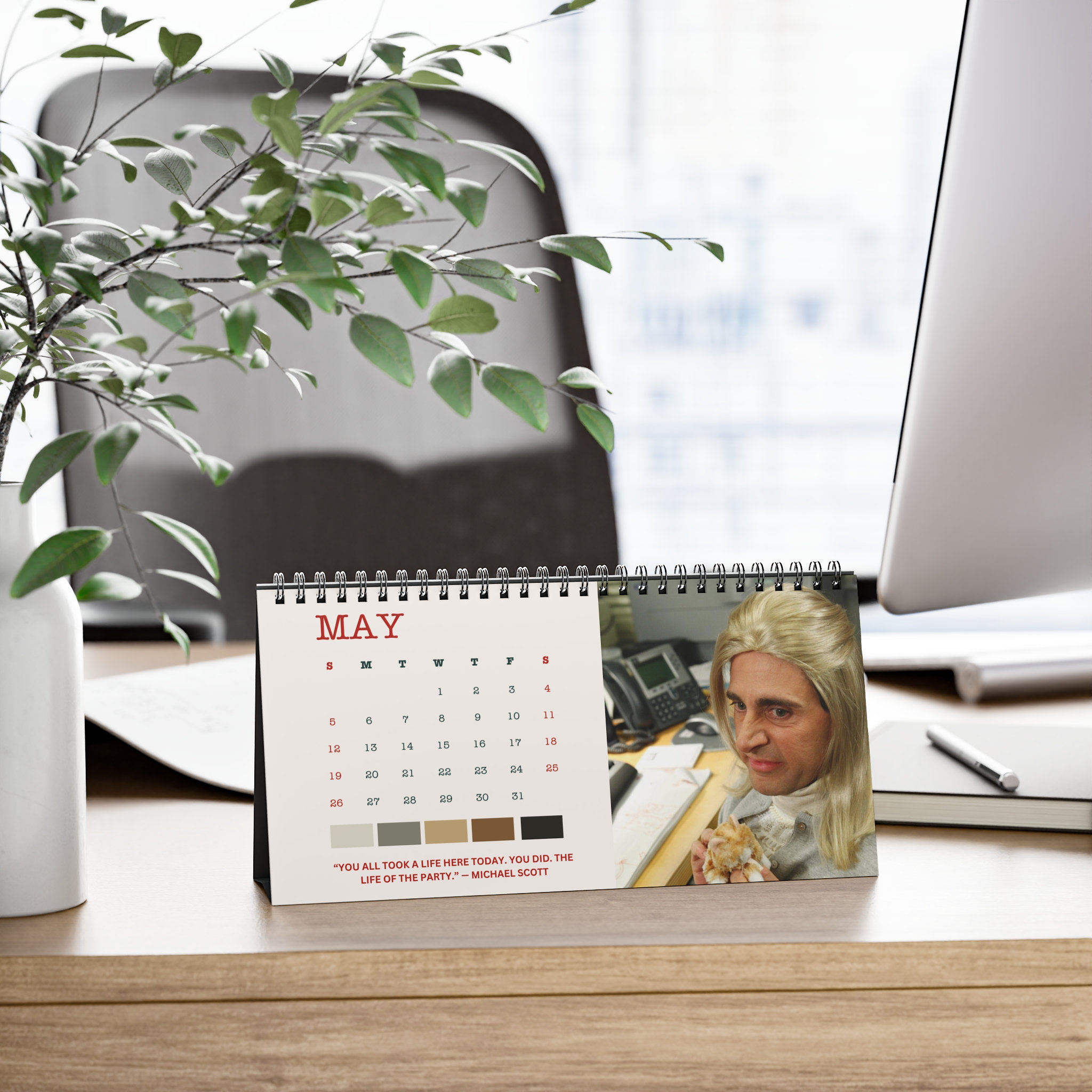 The Office Calendar 2024 the Office Desk Calendar 2024 Etsy UK