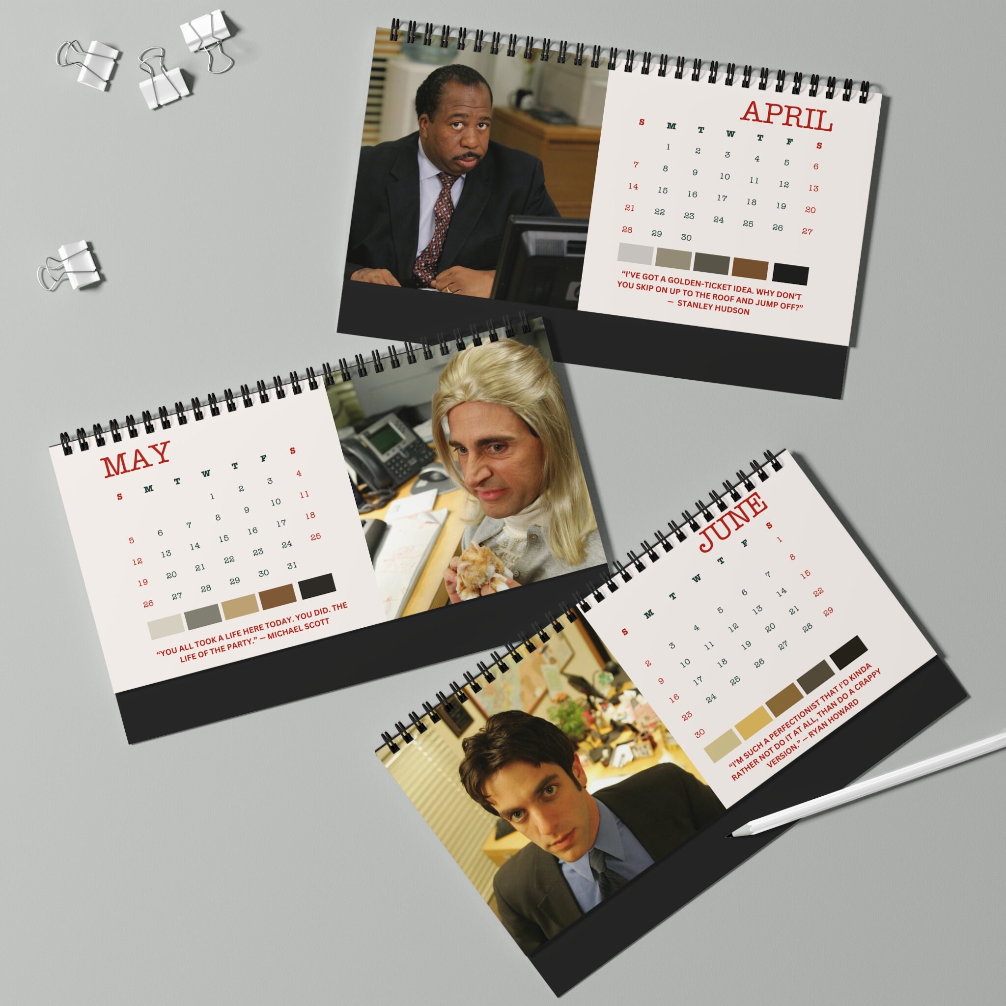 The Office Calendar, 2024 The Office Desk Calendar, 2024 Calendar sold