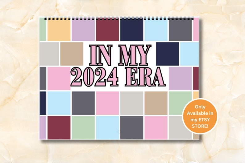 In My 2025 ERA Taylor Swiftie Calendar With Albums and Etsy Israel