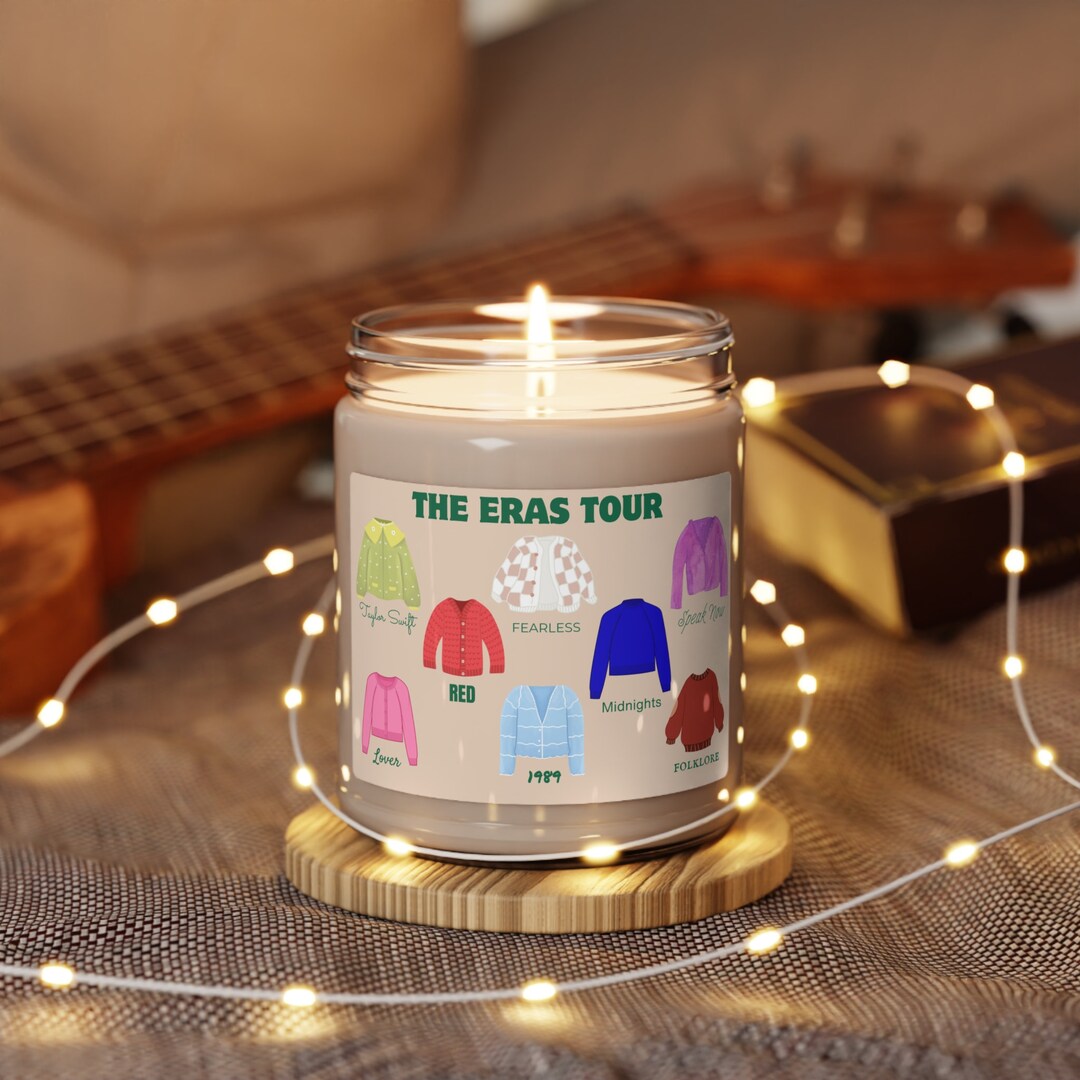 Taylor Swiftie Cardigan Candle Eras Tour Inspired Cardigan Etsy