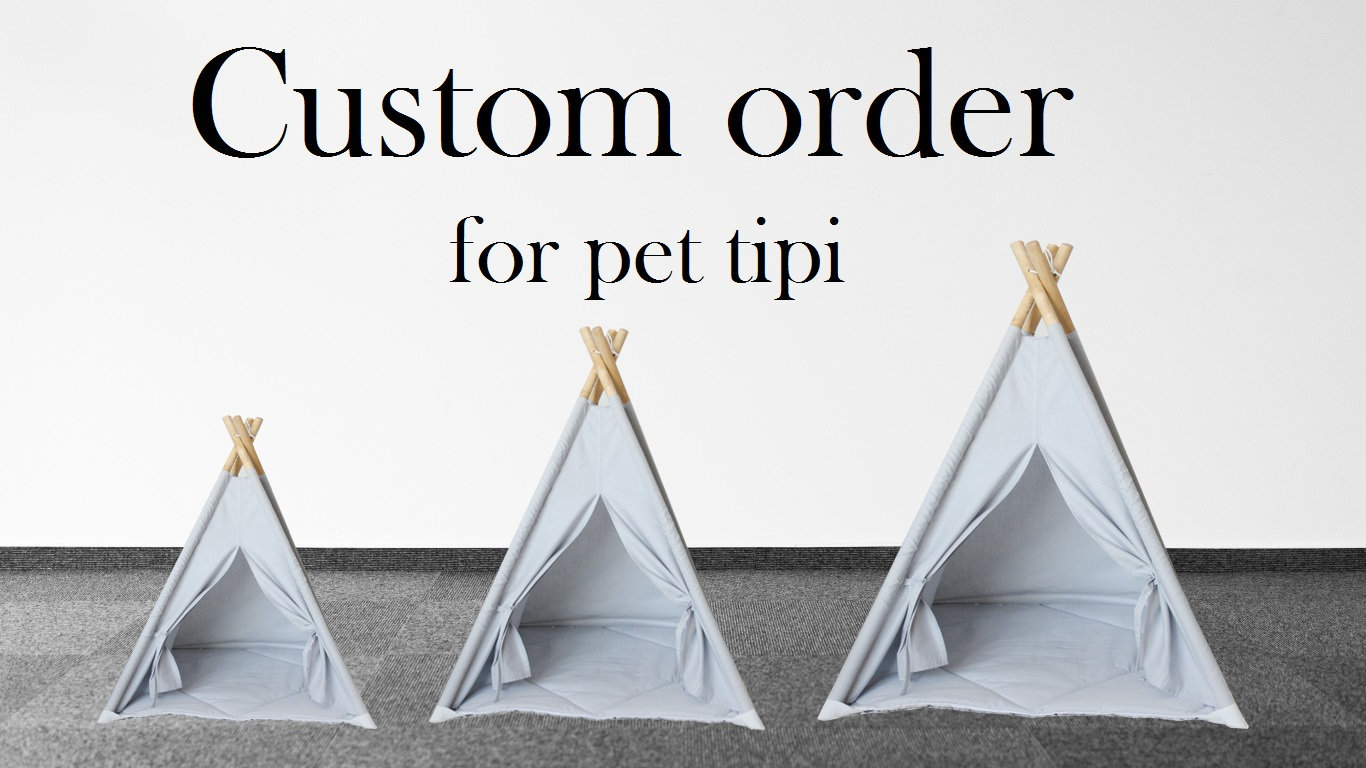 Custom order pet teepee Dog teepee pet tipi cat teepee Etsy