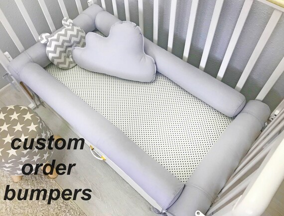 Bed Bumpers Custom Order Bed Bumpers Crib Bumpers Bed Etsy