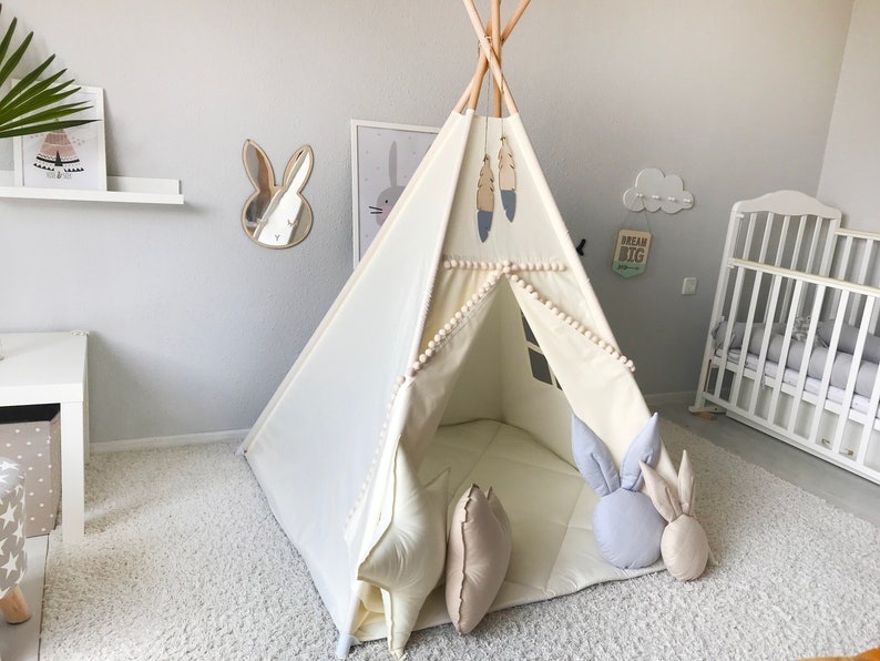 Teepee Kids Teepee Tee Pee Tent Tee Pee Tipi Play Tent Etsy Australia