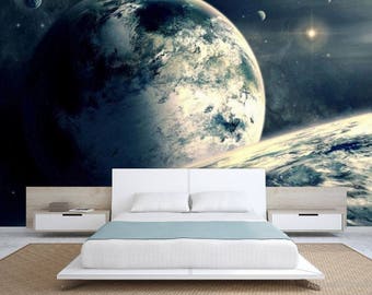 Planet Solar System Wallpaper Solar System Wall Mural Galaxy