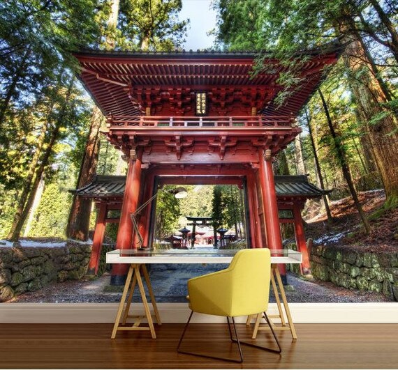 Items similar to Japanese wallpaper, Japanese wall mural, Asia wall