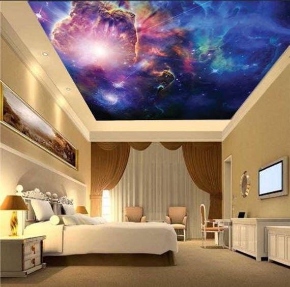 Galaxy Wallpaper Ceiling Ceiling Stars Ceiling Nebula Wallpaper Star Wallpaper Ceiling Star Wallpaper Ceiling Universe Ceiling