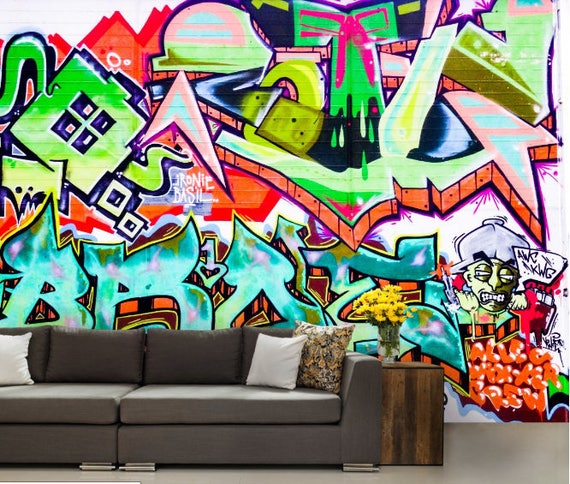 Street Graffiti Graffiti Wall Decal Graffiti Wallpaper Self Adhesive Vinly Graffiti Wall Mural Graffiti Wall Decal Graffiti Grafiti