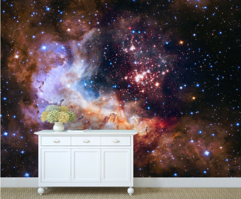 Galaxy wallpaper nebula wallpaper peel and stick ceiling wall star wallpaper universe ceiling wall mural stars universe wallpaper