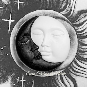 Sun and Moon Soap-Art Soap-Decorative Soap-Party Favor Soap