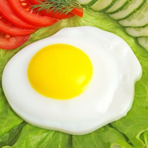 Fried Egg Soap-Egg Soap-Gag Soap-Party Favor-Food Soap-Fake Food Soap