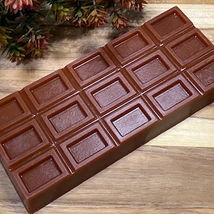 Chocolate Bar Soap-Milk Chocolate-Dark Chocolate-White Chocolate-Real Size of Chocolate Bar