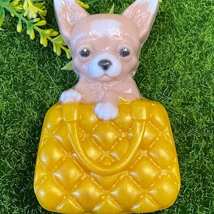 Chihuahua Soap-Dog Soap-Dog Lover Gift-Dog in the Bag Soap-Kids Soap