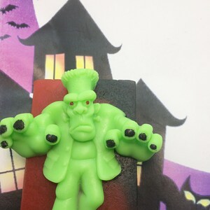 Frankenstein Seife-Hulk Seife-Marvel Comics Seife-Halloween Seife-Halloween Geschenk-Horror Seife-Gruselige Seife-Trick or Treat Seife Bild 9