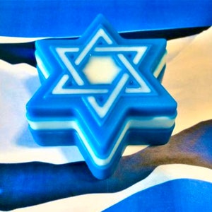 Star of David Soap-מגן דוד-Magen David Soap-Shield of David Soap-Hexagram Soap