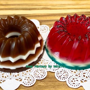 Cake Soap-Watermelon Cake Soap-Chocolate Cake Soap-Dessert Soap-Party Favor
