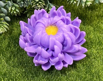 Chrysanthemum Soap-Flower Soap-Half Opened Chrysanthemum-3D Soap-Valentine's Favor-Women Gift-Party Favor-Birthday Gift-Gift For Her-For Mom
