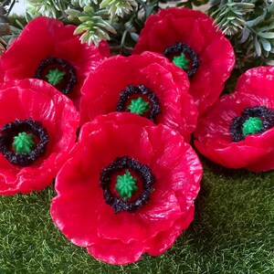 6 Hochzeit Gefälligkeiten-Kleine Mohn Seifen-3D Seife-Strumpf Stuffer Seife Bonbonniere-Frauen Geschenk-Bachelorette Party-Party Gastgeschenke-Birthday Favors