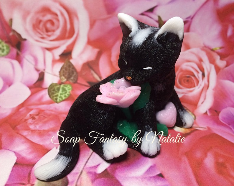 Cat Soapkitten Soappets Soapanimal Soap3d Soapkitten With Etsy