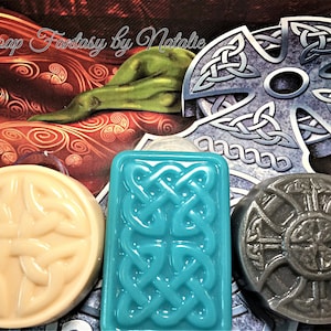 Celtic Knot Soap-Shield Soap-Celtic Cross-Irish Gift-Men's Gift-Gift for Him-Gift for Her-Party Favor-Father's Day