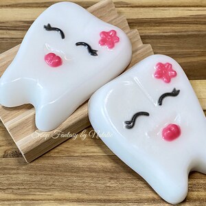 Tooth Soap,Dentist Gift,Dental Soap, Gag Gift ,False Teeth, Funny Soap, Dental Hygienist, First Tooth, Tooth Soap Favors