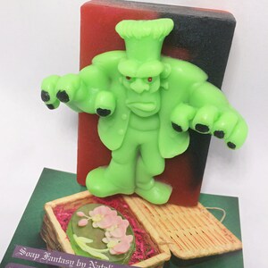 Frankenstein Soap-Hulk Soap-Marvel Comics Soap-Halloween Soap-Halloween Gift-Horror Soap-Creepy Soap-Spooky Soap-Trick or Treat Soap image 6