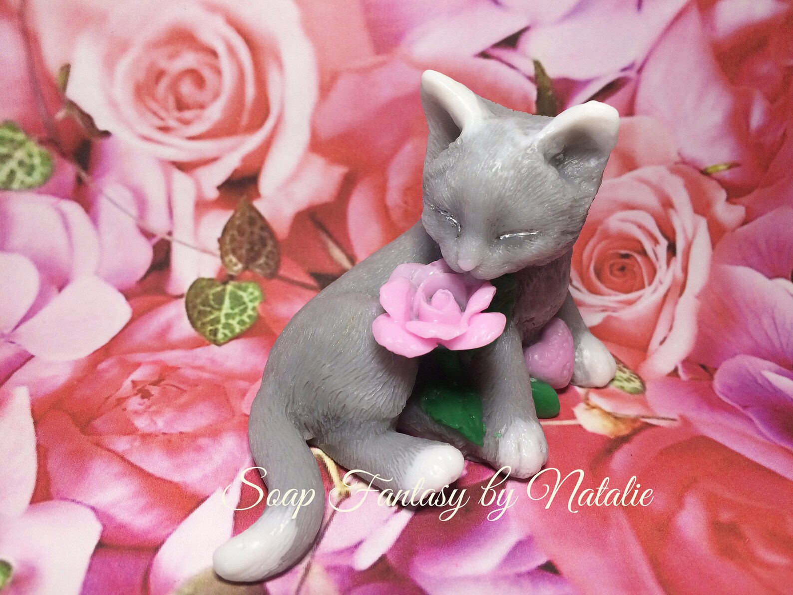 Cat Soapkitten Soappets Soapanimal Soap3d Soapkitten With Etsy