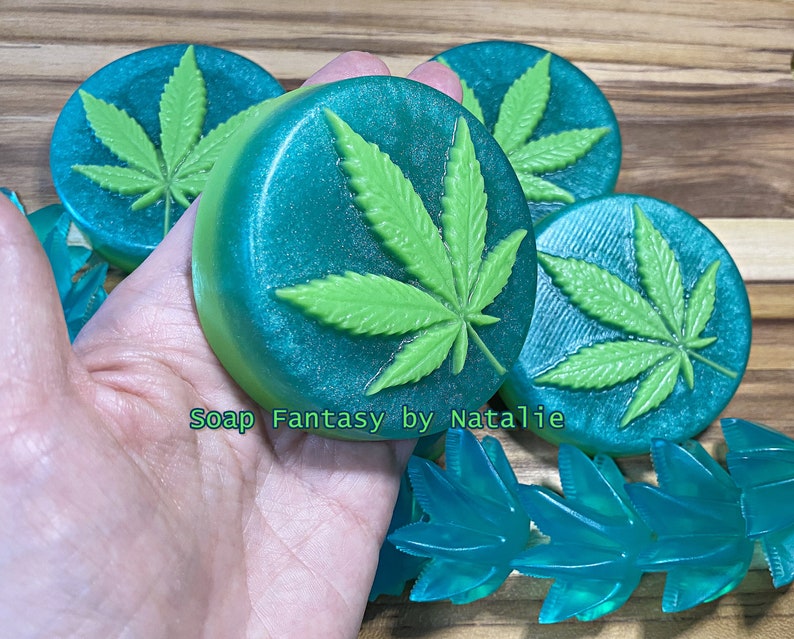 Cannabis Marijuana Soaphemp Soapgag Giftparty Favor 1 Bar Etsy