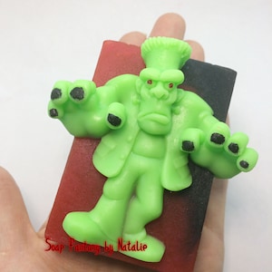 Frankenstein Soap-Hulk Soap-Marvel Comics Soap-Halloween Soap-Halloween Gift-Horror Soap-Creepy Soap-Spooky Soap-Trick or Treat Soap image 8