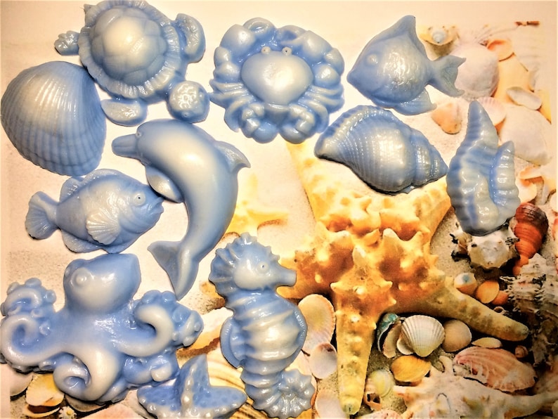 11 Ocean Mini Soapsset Soapsea Soapshells Soapundersea Etsy