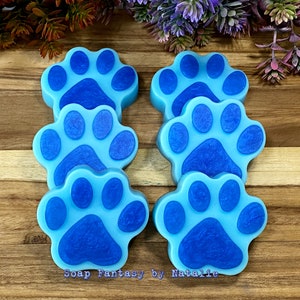 6 Paw Soap,Cat Paw Soap,Dog Paw Soap,Dog Lover Soap,Cat Lover Soap,Birthday Favor,Kids Soap,Guest Soap,Joke Soap, Gag,Fun Gift,6 Small Soaps