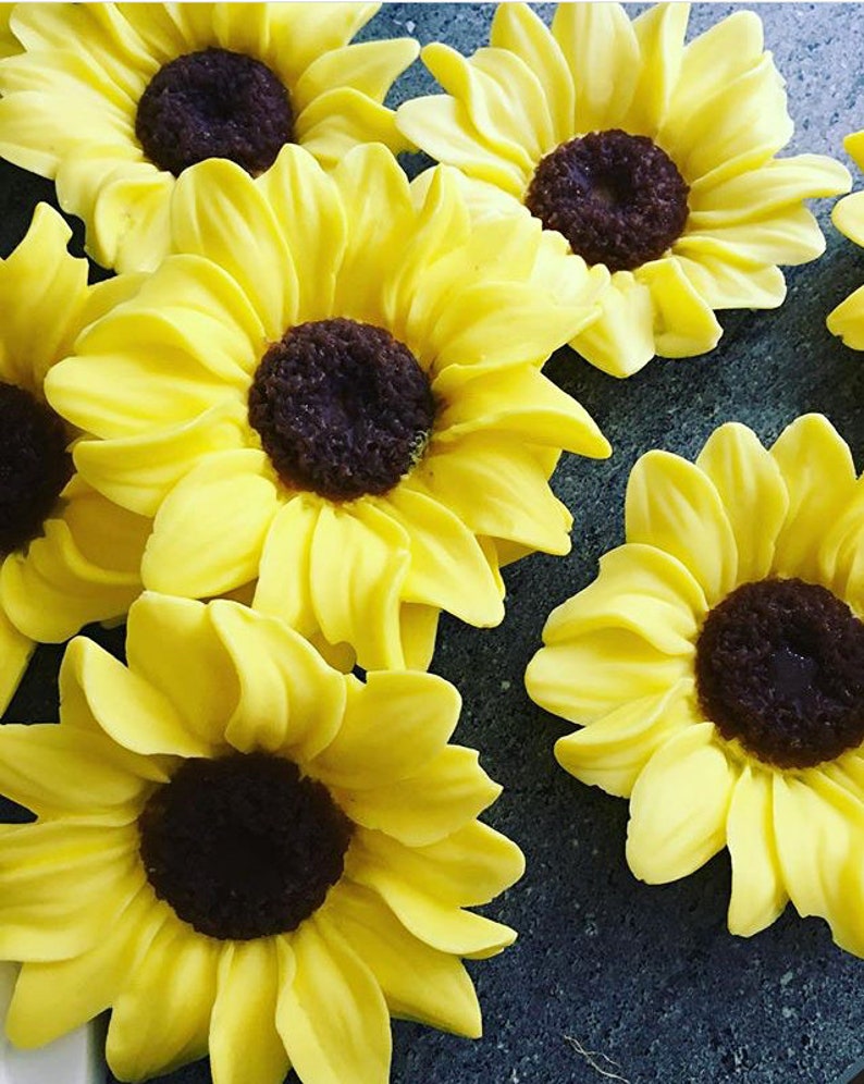 Sunflower Soap3d Soapflower Soapwedding Favorparty Favor Etsy
