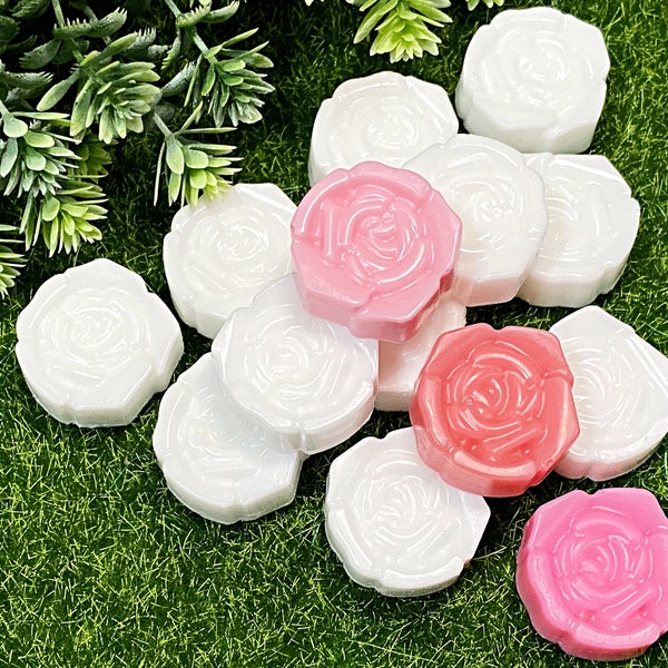 15 Mini Roses Soaps-Flower Soap-Party Favor-Guest Soap