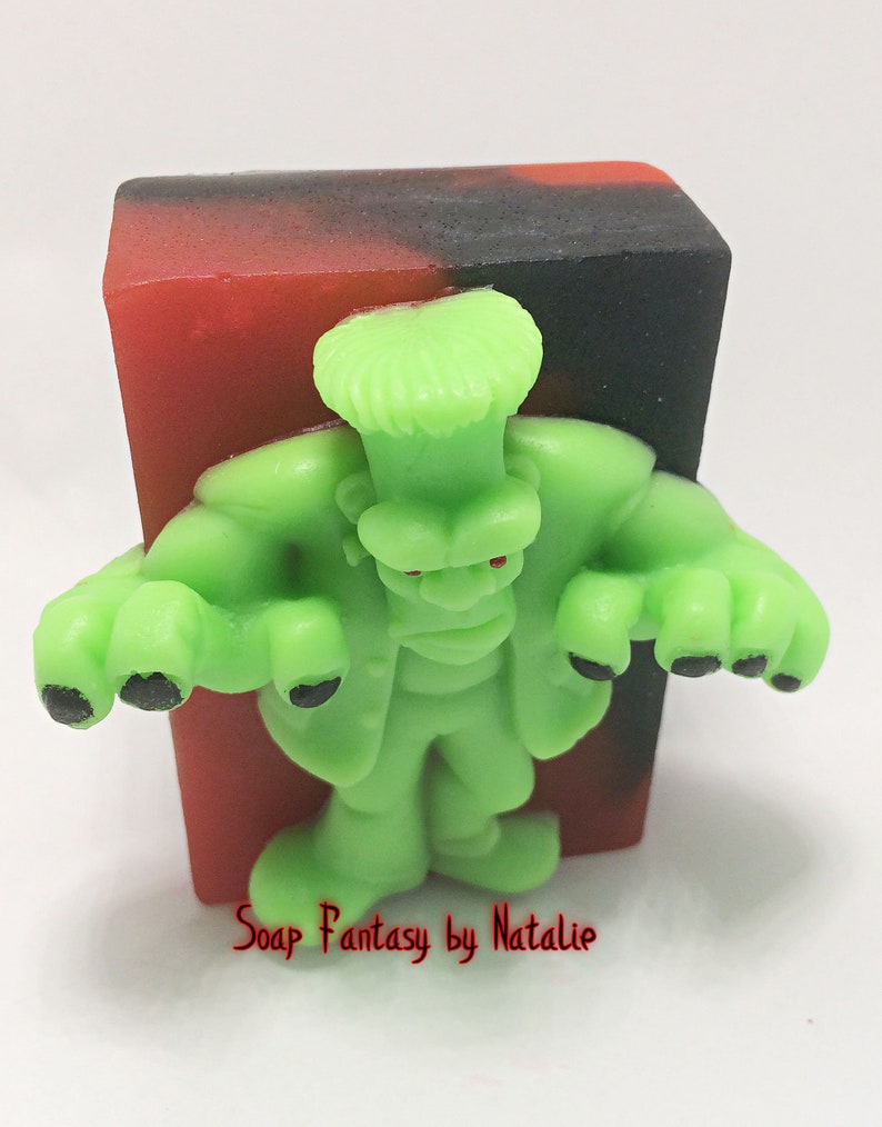 Frankenstein Soap-Hulk Soap-Marvel Comics Soap-Halloween Soap-Halloween Gift-Horror Soap-Creepy Soap-Spooky Soap-Trick or Treat Soap image 4