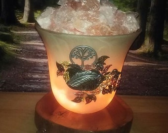 BE FREE Autumn Daze Himalayan Salt Lamp-Item# 313 Save 10.00 Use Coupon code STANDWITHSMALL10