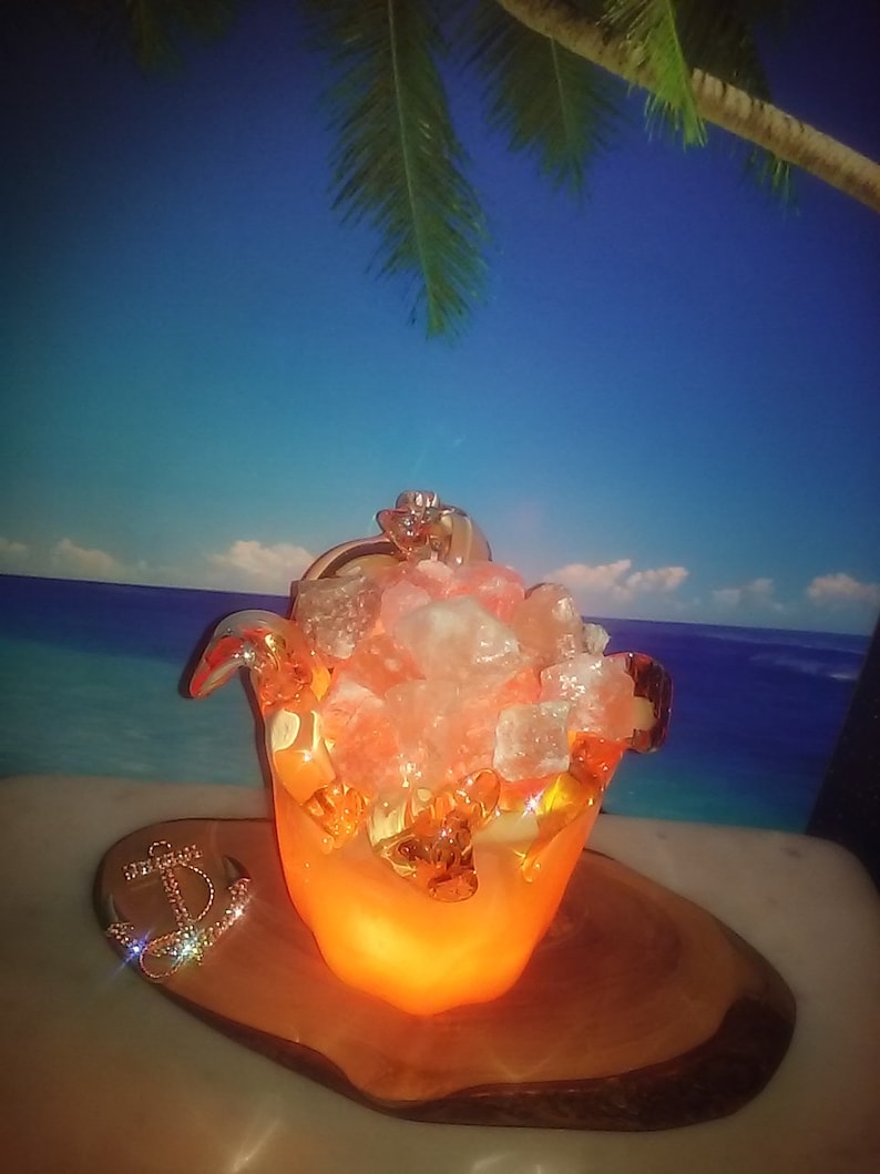 The Anchor Salt Lamp sales # 299 - Ships FREE to 31 US States!(see description) Save 5.00 use Code-STANDWITHSMALL