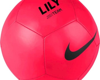 Personalised Nike Football Printed With Name Etsy