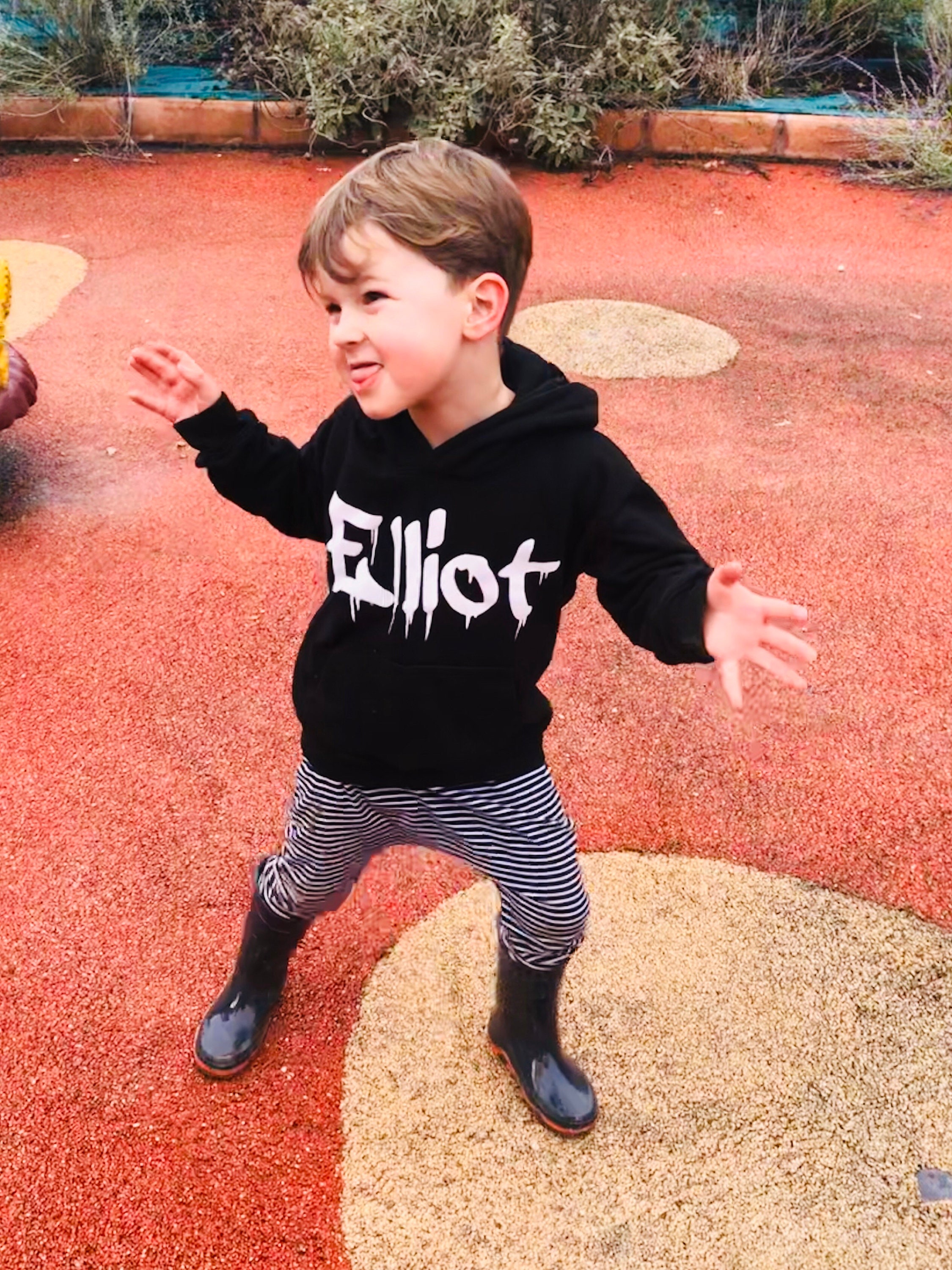 Personalised store graffiti hoodies
