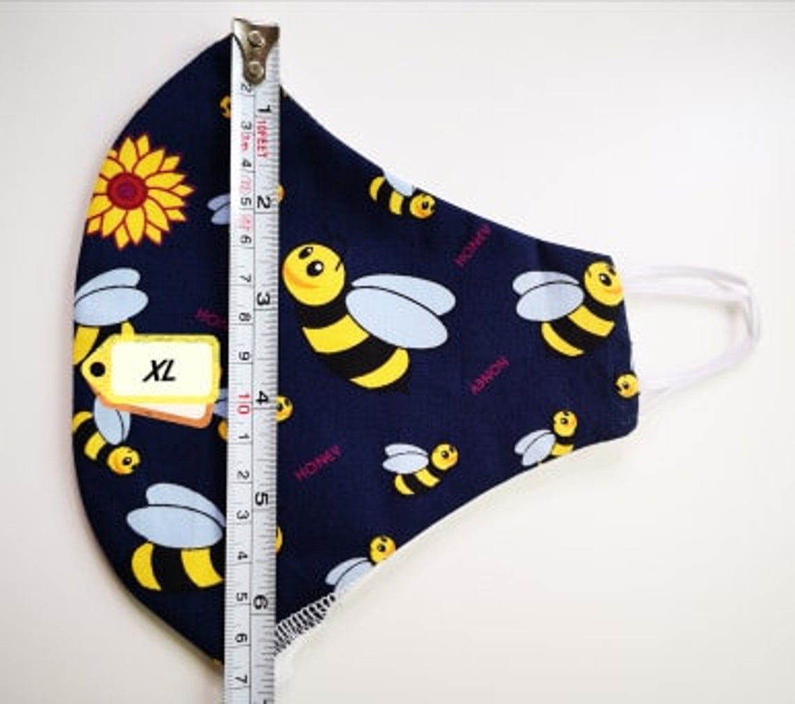 Black face mask XXL size face mask Dispatch the same day Etsy