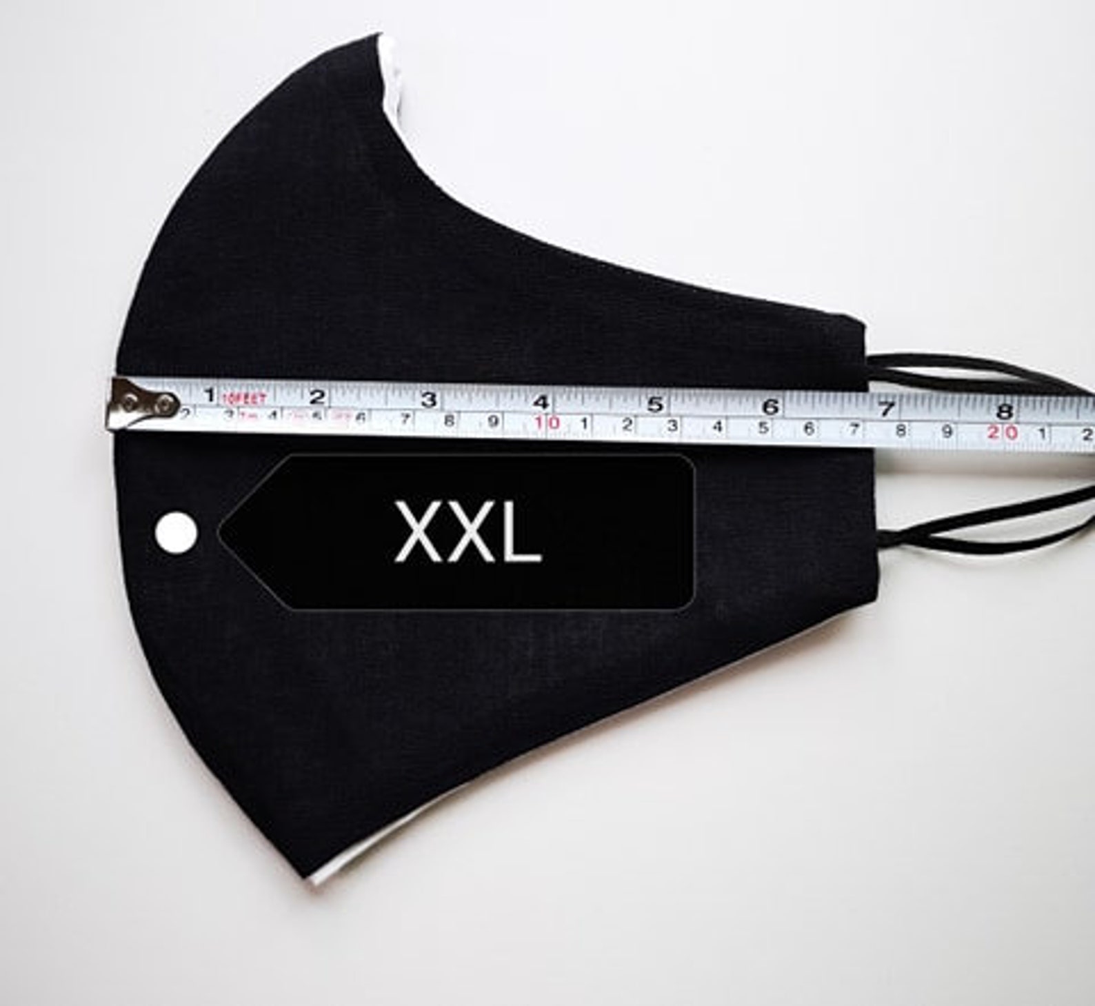 Black face mask XXL size face mask Dispatch the same day Etsy