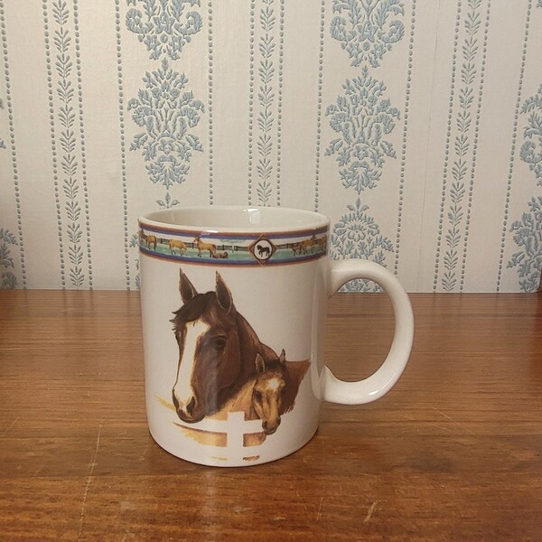 Cedar Valley Stables Coffee Mug by Folkcraft Stoneware