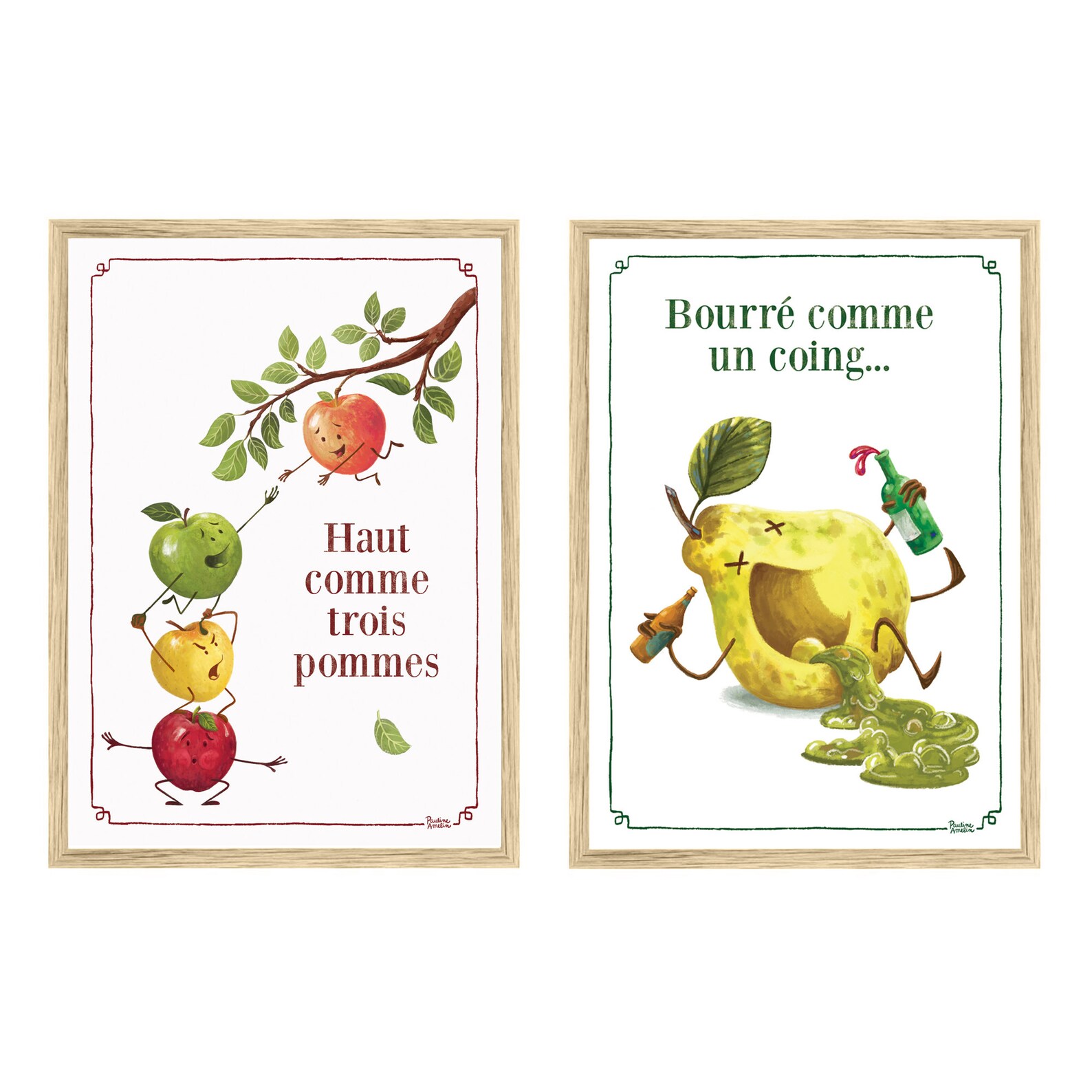 9 Affiches A4 Expressions fruits et légumes Etsy France