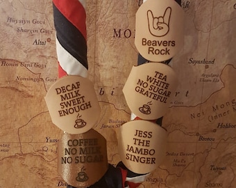 Personalised Leather Woggle