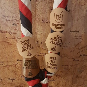 Personalised Leather Woggle