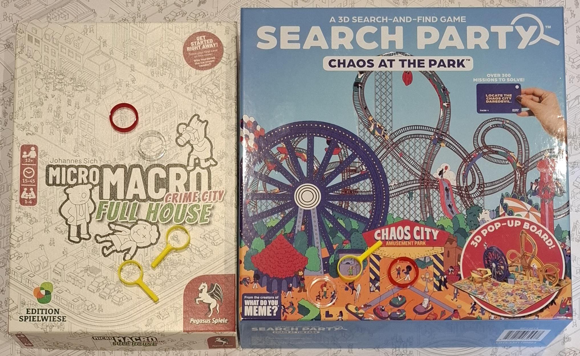 Micro Macro/ Search Party Board Game Upgrades - Etsy