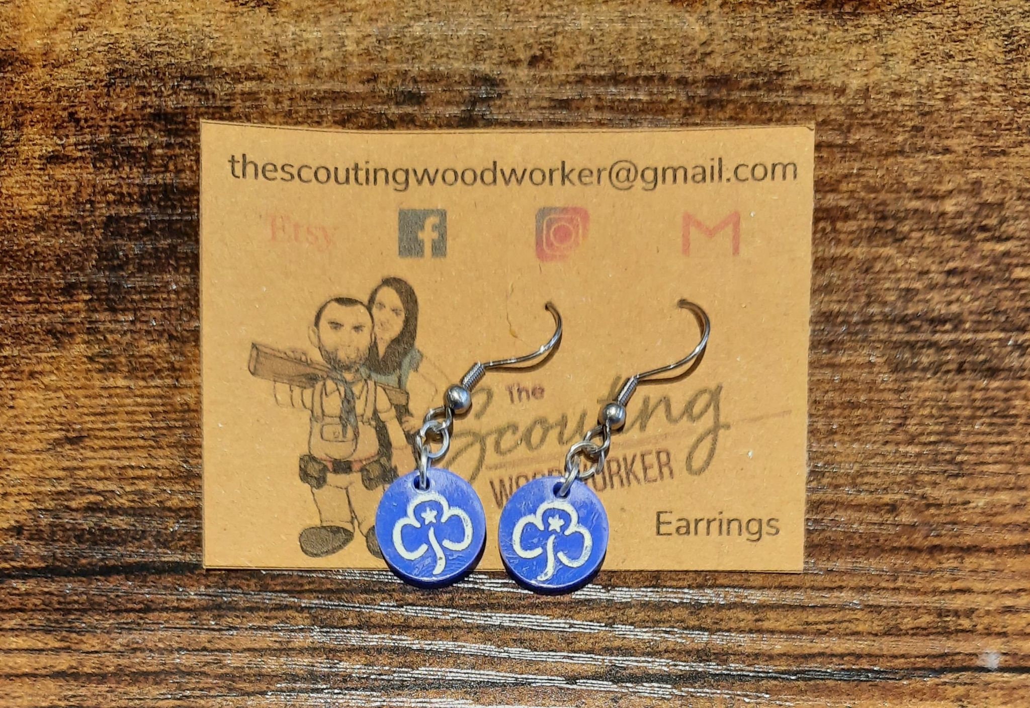Scout/guide Earrings Etsy UK