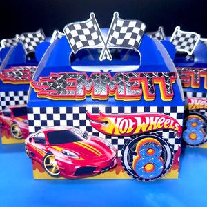 Race Car Favor Boxes Race Car Gable Boxes Race Car Cake Topper Race Car Party Decor Race Car Birthday Fast Car Topper Fast Cars