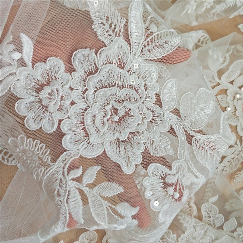 Ivory Flower Lace Genevieve Cf