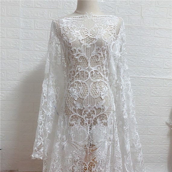 knee length dresses for ladies Mirielle Very Fine Antique Hand Made Venetian Lace Dress – Jill Garber  Couture main image 0