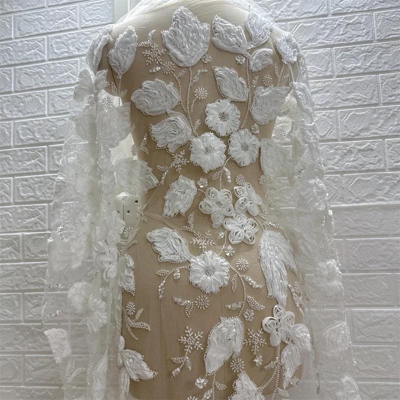 MEDI EMBROIDERY TULLE LACE DRESS ホワイト　S 大人気のMEDI EMBROIDERY TULLE LACE DRESSが緊急再販売決定